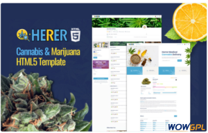 Herrer Medical Marijuana Website Template