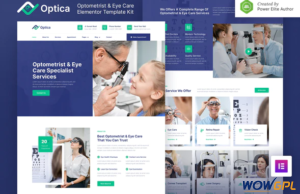 Optica – Optometrist Eye Care Elementor Template Kit