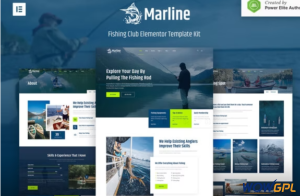 Marline – Fishing Hunting Club Elementor Template Kit