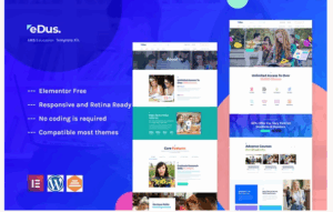 Edus Online Education Elementor Template Kit