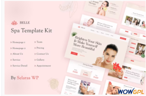 Belle Beauty Spa Elementor Template Kit
