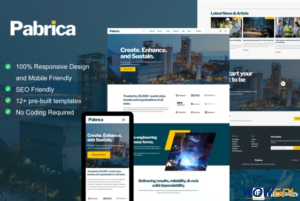 Pabrica Engineering Industrial Service Elementor Template Kit