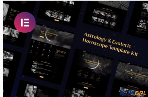 Mystik Astrology Esoteric Horoscope Elementor Template Kit