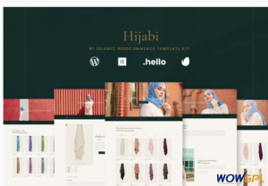 Hijabi Muslim Shop Woocommerce Elementor Template Kit