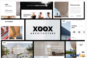 XOOX Architecture Agency Elementor Template Kit