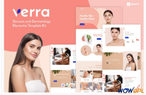 Verra Skincare Dermatology Elementor Template Kit