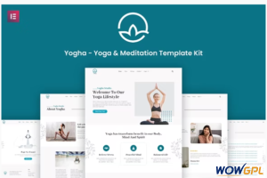 Yogha Yoga Meditation Elementor Template Kit