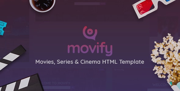 Movify - Movies, TV Shows & Cinema HTML Template 1 01 preview. large preview 1 2