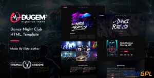 dugem feature themeforest html. large preview