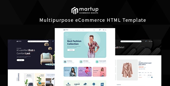 Martup - Multipurpose eCommerce HTML Template 1 01 preview martup. large preview
