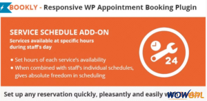 Bookly Service Schedule