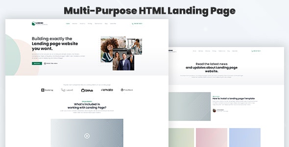 Legaland - Multi-Purpose HTML Landing Page Template for Business and Marketing 1 01 preview. large preview 30