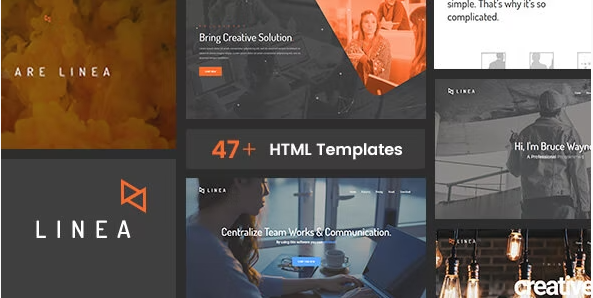 Linea Bootstrap 4.5 - Portfolio, Creative, Agency and Multipurpose Website Template 1 15. 4