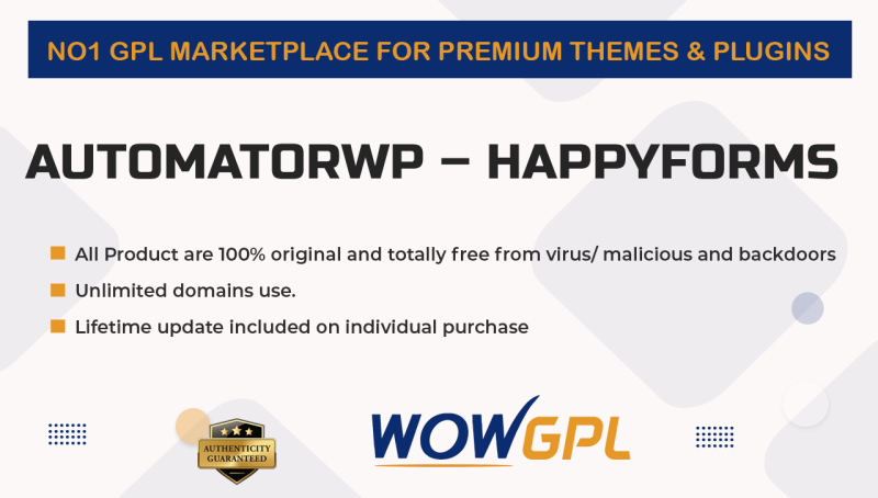 AutomatorWP – HappyForms