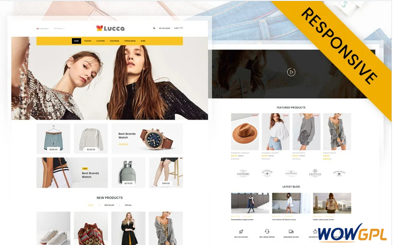 Lucca - Fashion Store OpenCart Template 1 3. 10