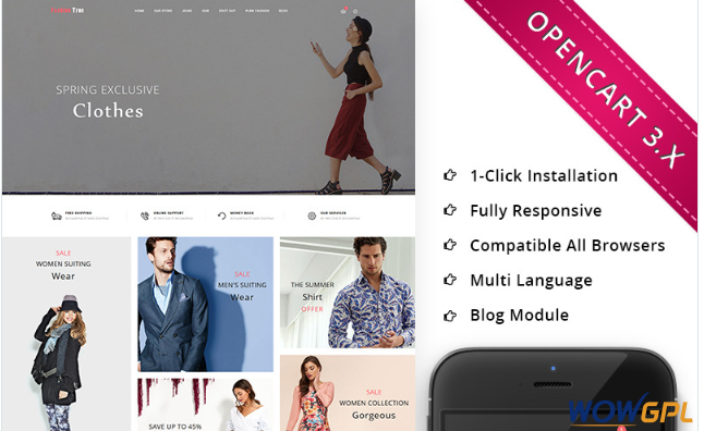 Fashion True Store Responsive OpenCart Template 1 25. 1 1