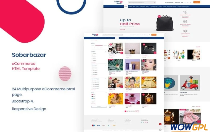 Sobarbazar - Responsive Ultimate eCommerce Website Template 1 34. 2