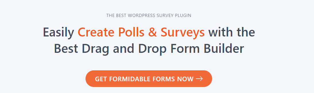 Formidable Forms – Surveys