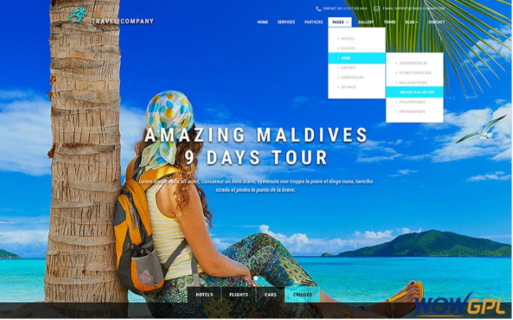 Travel Booking Website Template 1 10 6