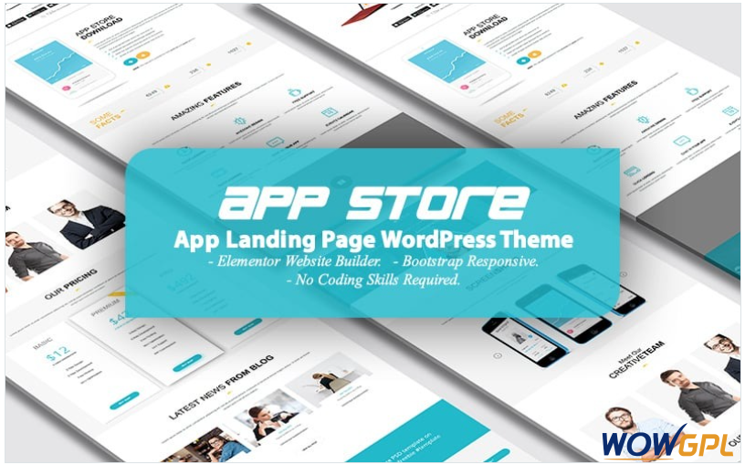AppStore - App Landing Page WordPress Theme 1 20 5