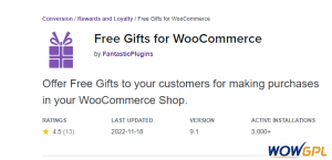 Free Gifts for WooCommerce