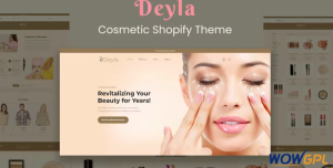 Deyla Skincare Cosmetics Shopify Theme