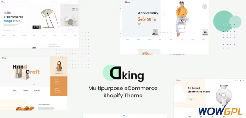 Dking – Multipurpose eCommerce Shopify Theme