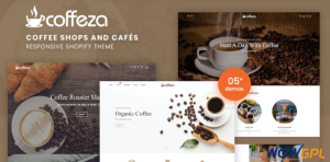 Coffeza Coffee Shops and Cafes Shopify Theme