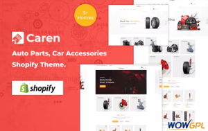 Caren Auto Parts Car Accessories Shopify Theme