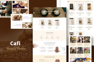 Cafi Coffee Shops Cafes Responsive Shopify