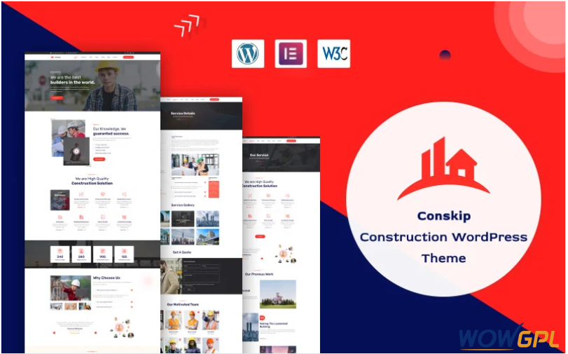 Conskip - Construction And Renovation WordPress Theme 1 39
