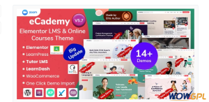 eCademy – Elementor LMS Online Courses Theme