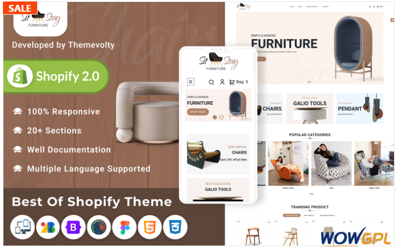 Sit Stay - Mega Furniture Shopify 2.0 Responsive Theme