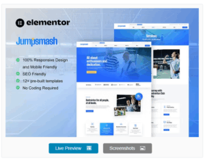 Vecure - Cyber Security Services Elementor Template Kit