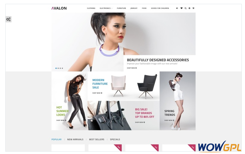 Avalon - Wholesale Store PrestaShop Theme 1 Avalon - Wholesale Store PrestaShop Theme