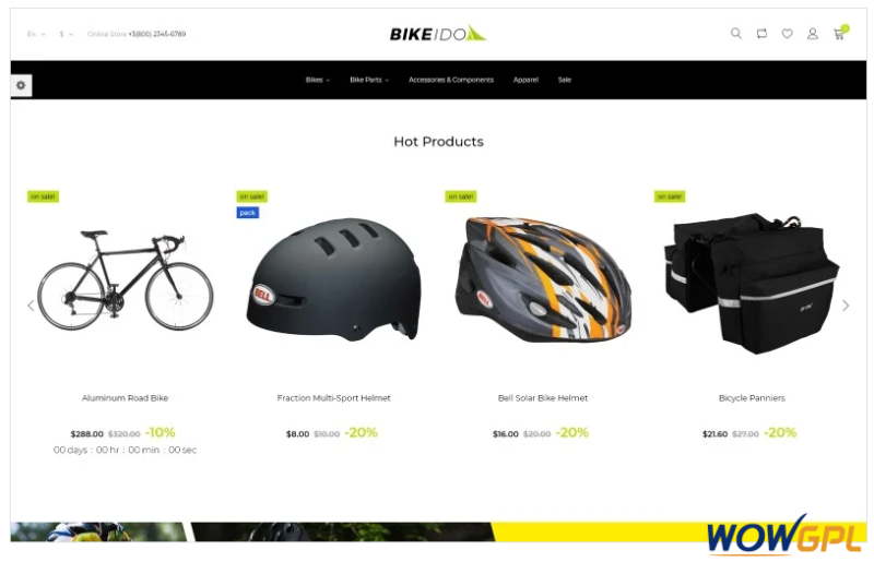 BikeIdol - Bike Shop PrestaShop Theme