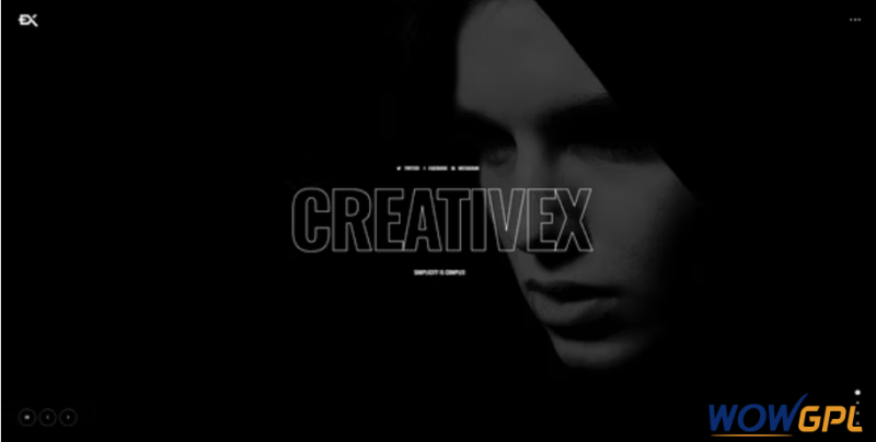 Creativex A Bold Portfolio WordPress Theme