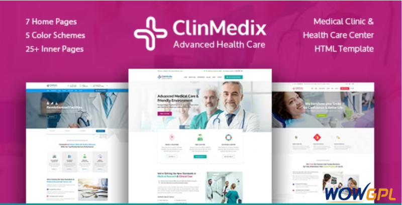 Clinmedix Health Medical HTML Template