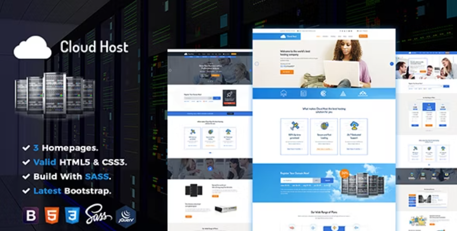 Cloud Host - Hosting Domain Template 1 Cloud Host - Hosting Domain Template
