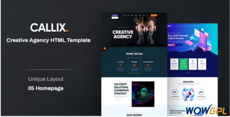Callix Creative Agency HTML Template