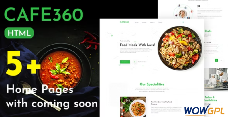 Cafe36 Restaurant Fast Food Template