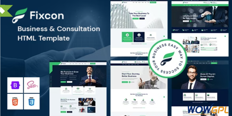 Fixcon Business And Consulting HTML Template