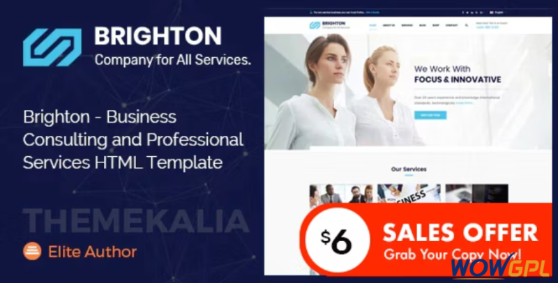 Brighton - Business Consulting Service Template