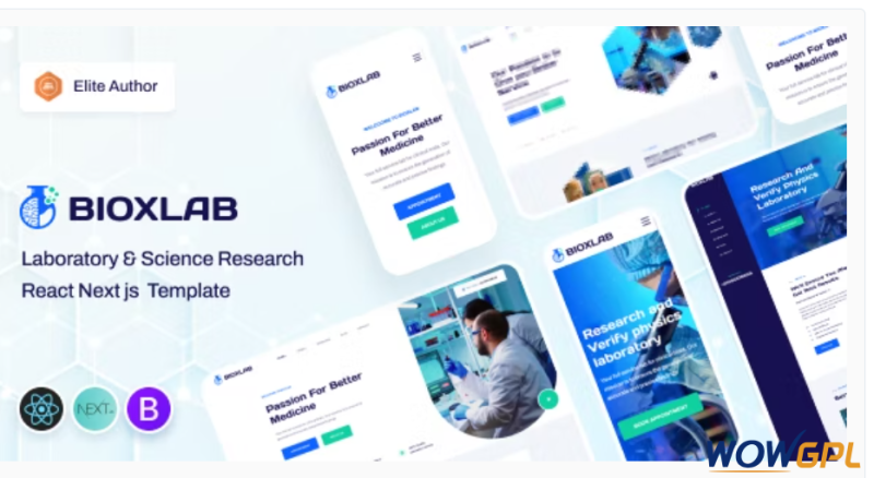 Bioxlab %E2%80%93 Laboratory Science Research React Next js Template