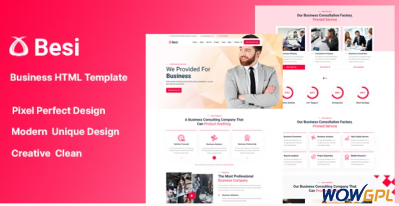 Besi - Business and Agency HTML Template