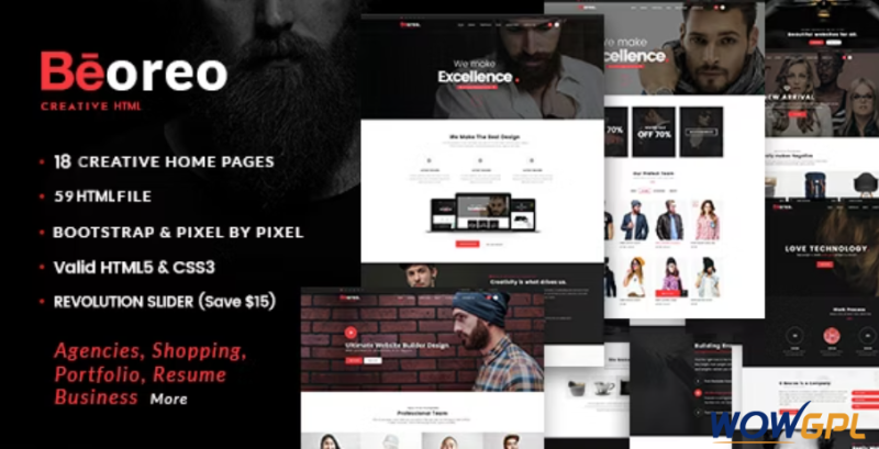 Beoreo - Creative MultiPurpose Template