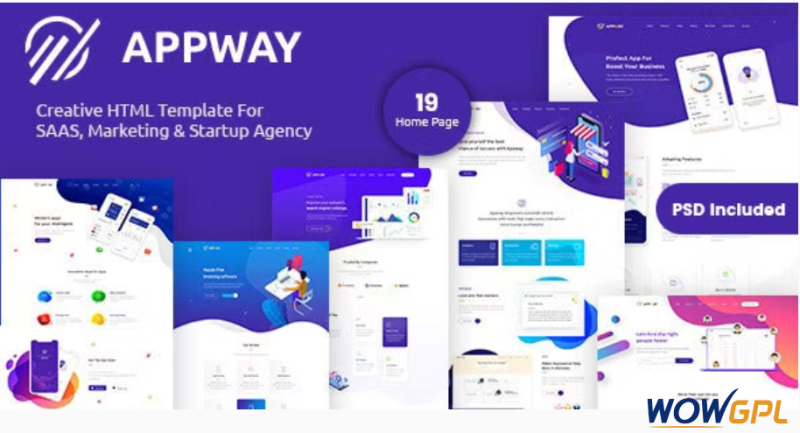 Appway Saas Startup HTML Template