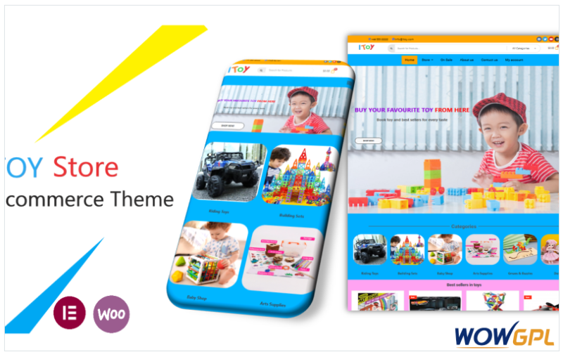 I Toy -Toys Shop Multipurpose - WordPress WooCommerce