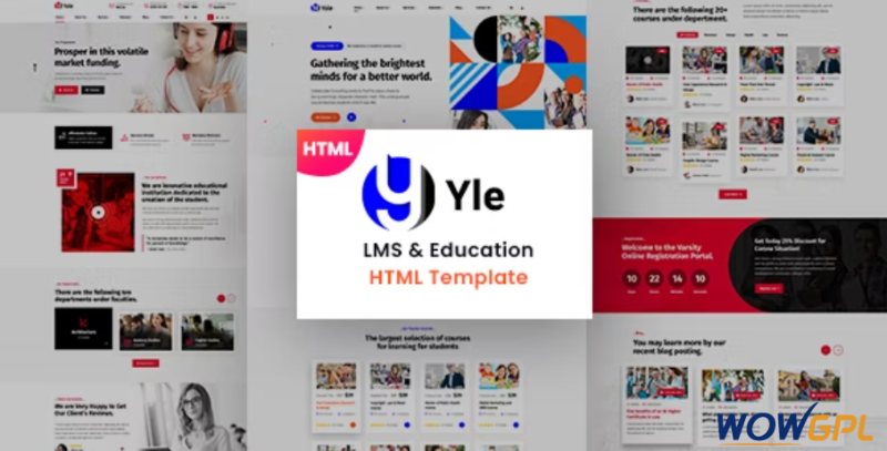 YLE Education LMS HTML Template
