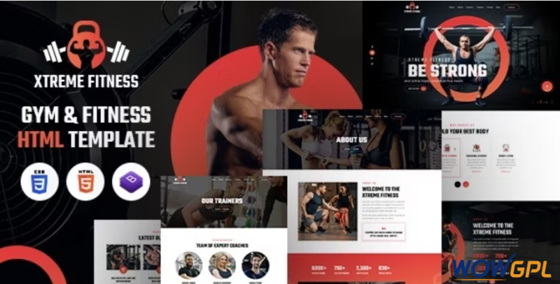 Xtreme Fitness HTML Template